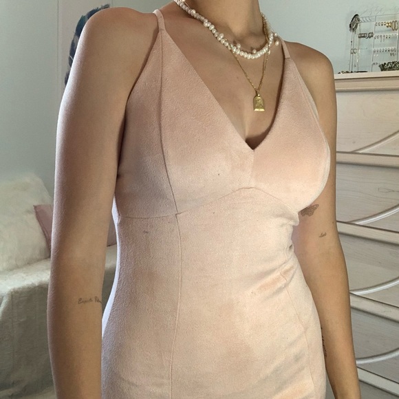 Baby Pink Mini Dress - Picture 4 of 5
